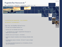 Tablet Screenshot of flughafentaxi-hannover.de
